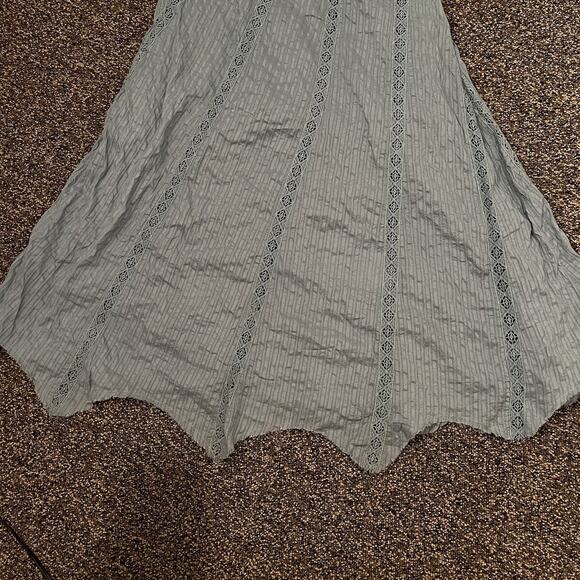 Free People Bella Mint Blue Boho One Shoulder Maxi Dress Size S Festival - Picture 6 of 15